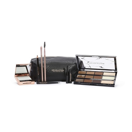 Makeup Revolution Eyebrow Shaping Set with Bag