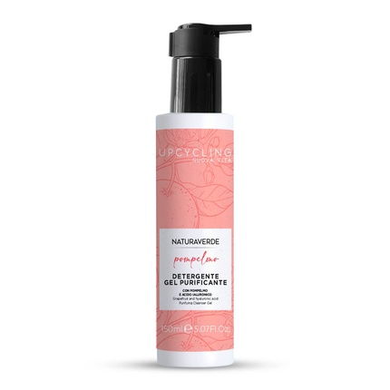 Naturaverde Upcycling Grapefruit Face Cleanser with Grapefruit Extract, Vitamin C, and Hyaluronic Acid 150ml