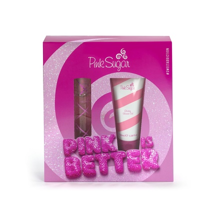 Pink Sugar Pink Is Better Eau De Toilette 30ml with Shiny Shower Gel 100ml