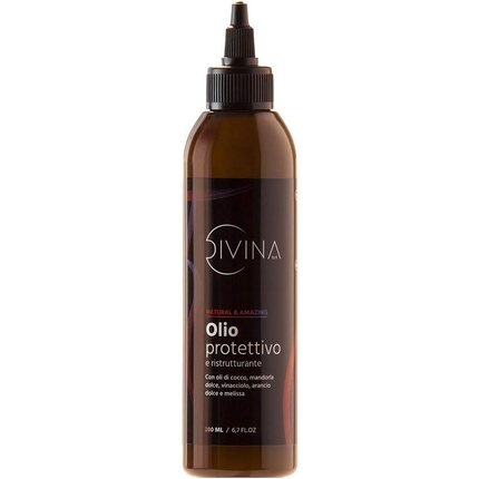 Protective Restructuring Oil for Afro Hair Natural & Amazing by DIVINA BLK 100% Natural 200ml