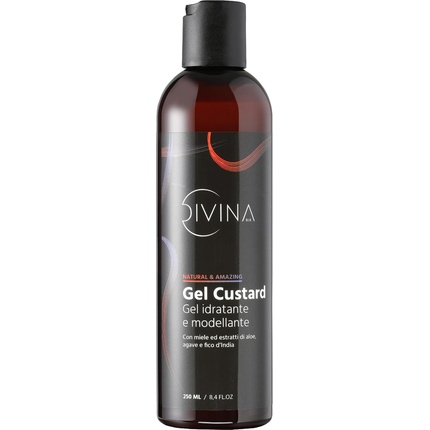 Afro Curly Hair Styling Gel Natural & Amazing by DIVINA BLK with Anti-Frizz and Moisturizing Action 250ml