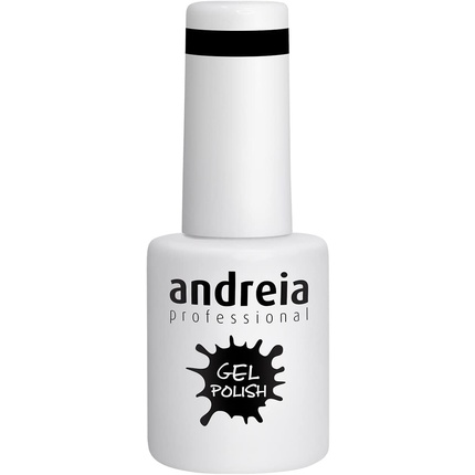 Andreia Black Gel Nail Polish Colour 240 Semi-Permanent for UV/LED Nail Lamp Intense Shine and 4 weeks Lasting French Manicure Nail Gel Varnish Shades of Night 10.5ml