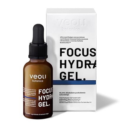 VEOLI BOTANICA Focus Hydration Gel Moisturizing Face Gel Serum with Triple Hyaluronic Acid 30ml