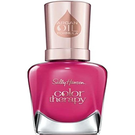 Sally Hansen Colour Therapy Nail Polish with Argan Oil 14.7ml Pampered in Pink
