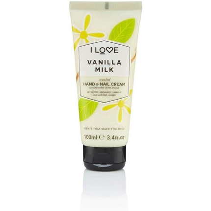 I Love Signature Vanilla Milk Rejuvenating Hand and Nail Cream with Shea Butter and Organic Coconut Oil 100ml
