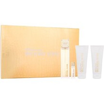 Michael Kors Sexy Amber Gift Set - Includes 100 Ml Eau De Parfum, 5 Ml Miniature Eau De Parfum, 100 Ml Shower Gel, And 100 Ml Body Lotion