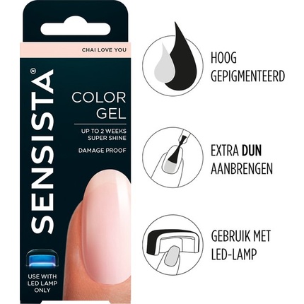 Sensista Color Gel Chai Love You - Nude/Transparent