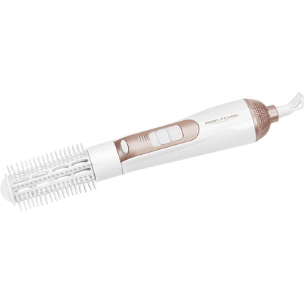 ProfiCare PC-HAS 3011 Hot Air Curling Brush with 2 Interchangeable Brush Attachments 2 Temperature/Power Settings Cold Setting for Style Fix Champagne White Champagne 330110