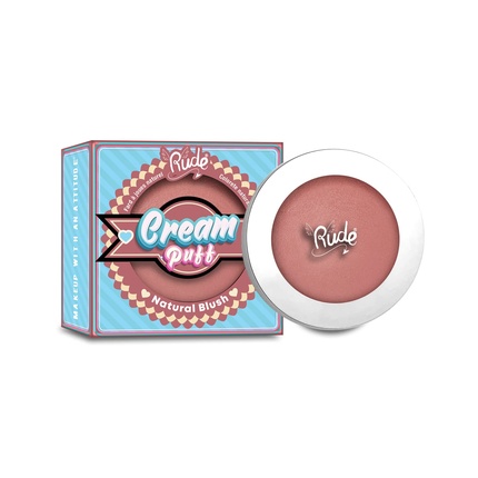 RUDE Cream Puff Smooth Long Lasting Natural Blush Mochi
