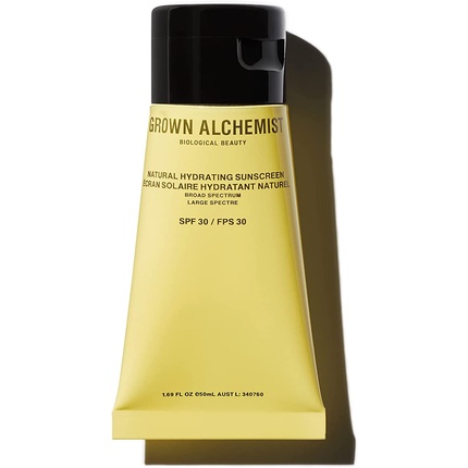 Grown Alchemist Natural Hydrating Sunscreen Broad Spectrum SPF 30 with Zinc Oxide and Hyaluronic Acid 30-50mL