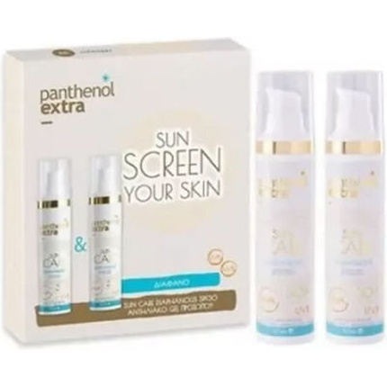 Panthenol Extra Promo Sun Care Diaphanous Gel Spf30 - 2x50ml With Free Scrunchie