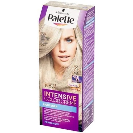 Schwarzkopf Palette Intensive Color Creme Permanent Hair Dye with Mask for All Hair Types C10 Frosty Silver Blonde