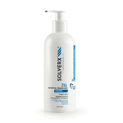 SOLVERX Atopic Skin Face and Eye Wash Gel for Atopic Skin 200ml