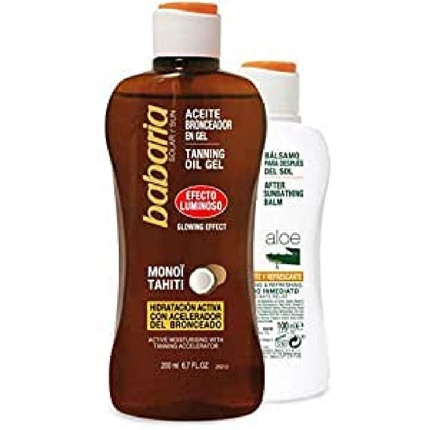 Aceite Bronceador Solar Luminous Gel + After Sun 300ml 200ml