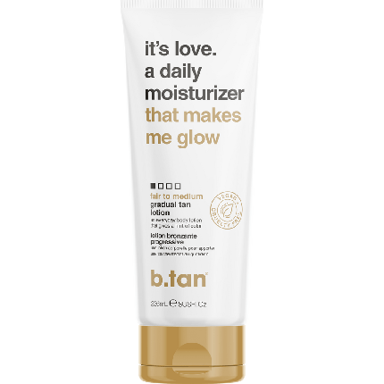 B.Tan Its Love A Daily Moisturizer Gradual Tan Lotion 236 Ml