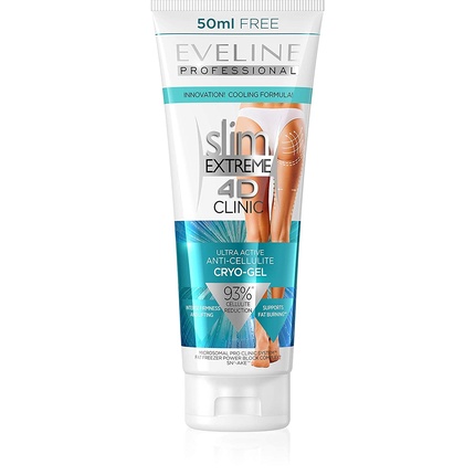 Slim Extreme 4D Clinic Ultra Active Anti Cellulite Cryo Gel Cooling Formula