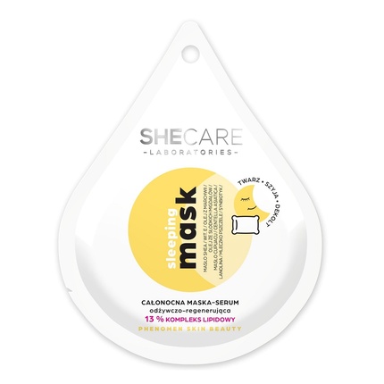 Shecare Overnight Nourishing And Regenerating Mask-Serum 10ml