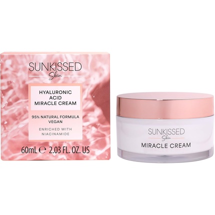 Sunkissed Skin Hyaluronic Acid Miracle Cream 60ml Enriched with Niacinamide
