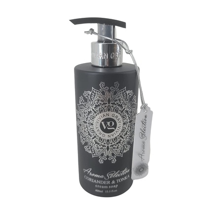 Vivian Gray 2016 Aroma Selection Soap Dispenser with White Coriander & Tonka Cream Soap 400ml