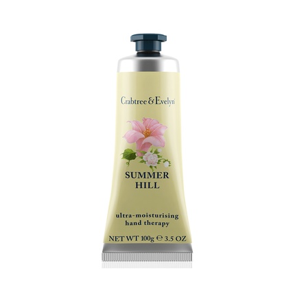 Crabtree & Evelyn Summer Hill Ultra-Moisturising Hand Cream - 100 Grams