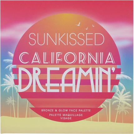 California Dream Eyeshadow Palette by Sunkissed 4 Shades Blusher Highlighter Bronzer Contour