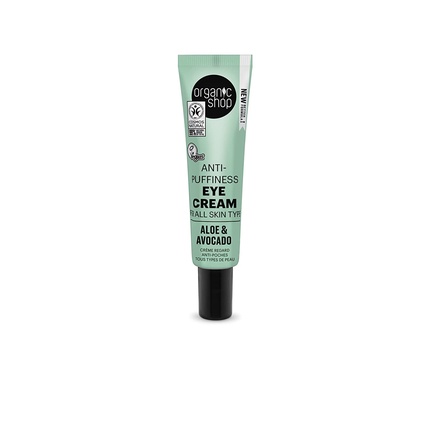 Organic Shop Avocado and Aloe Anti-Swelling Eye Cream for All Skin Types 30ml