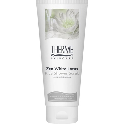 Therme Zen White Lotus Rice Shower Scrub 200ml