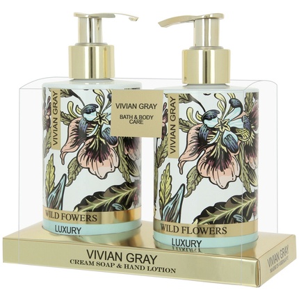 Vivian Gray 1072 Wild Flowers Luxury Body Care Set - 2 Pieces