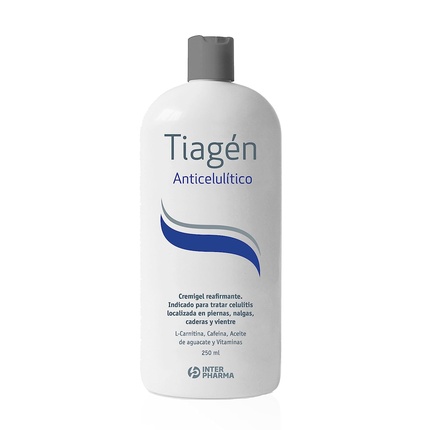 Tiagen Anti-Cellulite Gel Cream Tightens and Reduces Volume with L-Carnitine and Vitamins 250ml