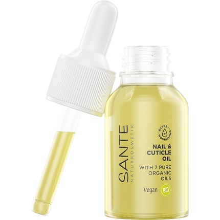SANTE Naturkosmetik Nail & Cuticle Oil with Organic Oils and Vitamin E 15ml