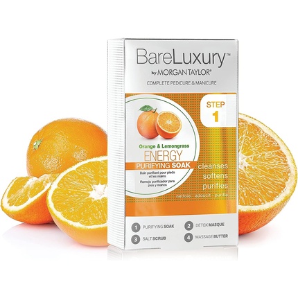 Morgan Taylor Bare Luxury Complete Manicure and Pedicure Orange and Lemongrass