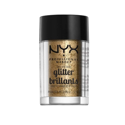 NYX Professional Makeup Face & Body Glitter Bronze 0.08oz