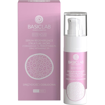 Basiclab Serum Regenerating Skin Structure with Ceramides 1% Resilience and Restoration 30ml