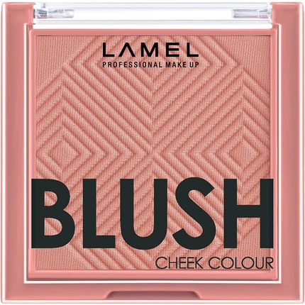 Lamel Blush Cheek Colour 4 Universal Shades Coral N. 403 - Cruelty-free