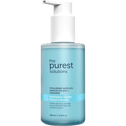 The Purest Solutions Hyaluronic Acid Sodium PCA Ceramide Hydrating Gentle Facial Cleanser 200ml