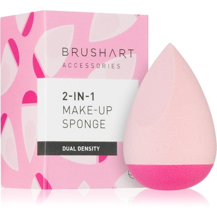 BrushArt Make-up Sponge 2-in-1 Dual density spugnetta precisa per fondotinta 2 in 1 1 pz