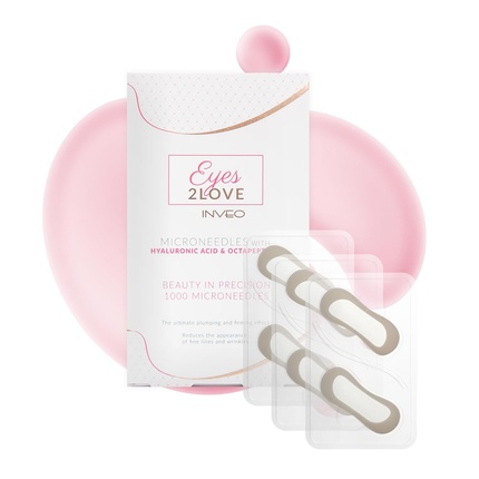 Hydrogel Eye Patches with Hyaluronic Acid Microneedles Eye Serum Eye Pads