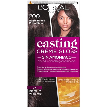 Casting Cream Gloss Hair Color #200 Black Ebony