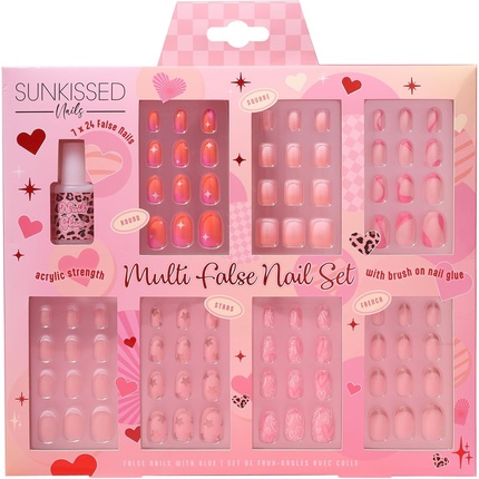 Sunkissed Nails Multi False Nail Set
