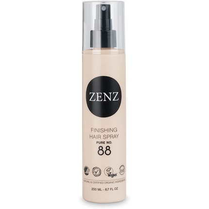 ZENZ PURE No. 88 Finishing Hair Spray 130ml Long Lasting Strong Hold - Fragrance Free and Allergy Friendly - All Hair Types