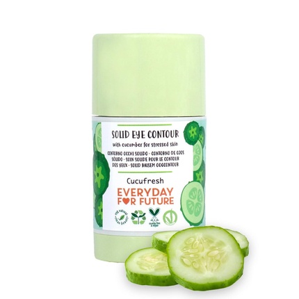 Cucumber Solid Eye Contour Serum Stick Cooling Eye Serum Stick Vegan