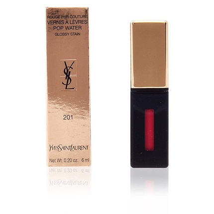 Yves Saint Laurent Vernis A Levres Pop Water Glossy Stain 205 Pink Rain 0.2 Ounce