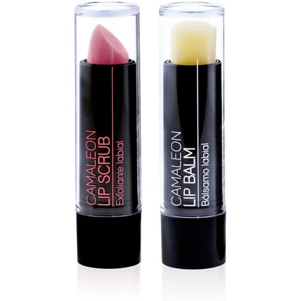 KIT Repair Lip Scrub Strawberry + Balm - Lip Exfoliator Strawberry + Balm - Camaleon Magic