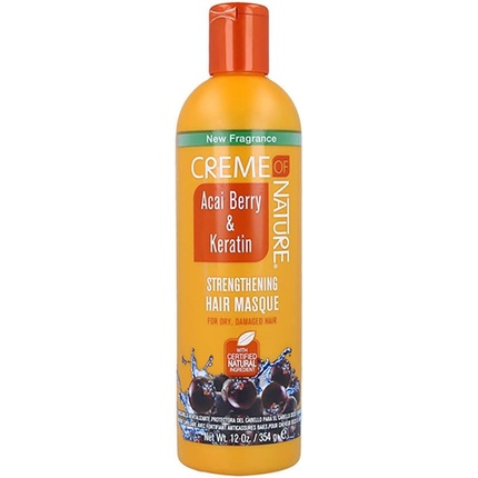 Creme of Nature Acai Berry & Keratin Hair Masque for Chemically Damaged Hair 12oz