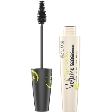 SANTE Naturkosmetik Fresh Cucumber Volume Mascara with Organic Cucumber Extract 12ml Extra Black