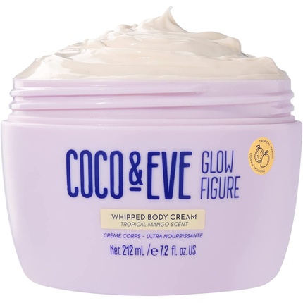 Coco & Eve Sunny Honey Body Moisture Whip Hydrating Body Cream 212ml Tropical Mango