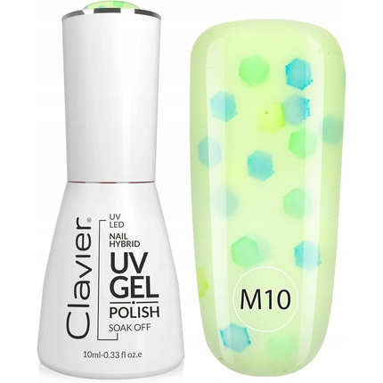 Luxury Nail Hybrid UV Gel Polish 10ml Bottle with Applicator Lasts up to 3 Weeks Pineapple