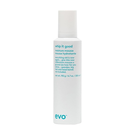 Evo Whip It Good Moisture Mousse Hair Styling Mousse Light Hold