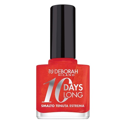 Deborah Milano 10 Days Long Nail Polish 903 Light Red Bloss
