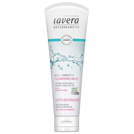 Lavera Basis Sensitiv Cleansing Milk 125ml - Vegan and Organic Skincare